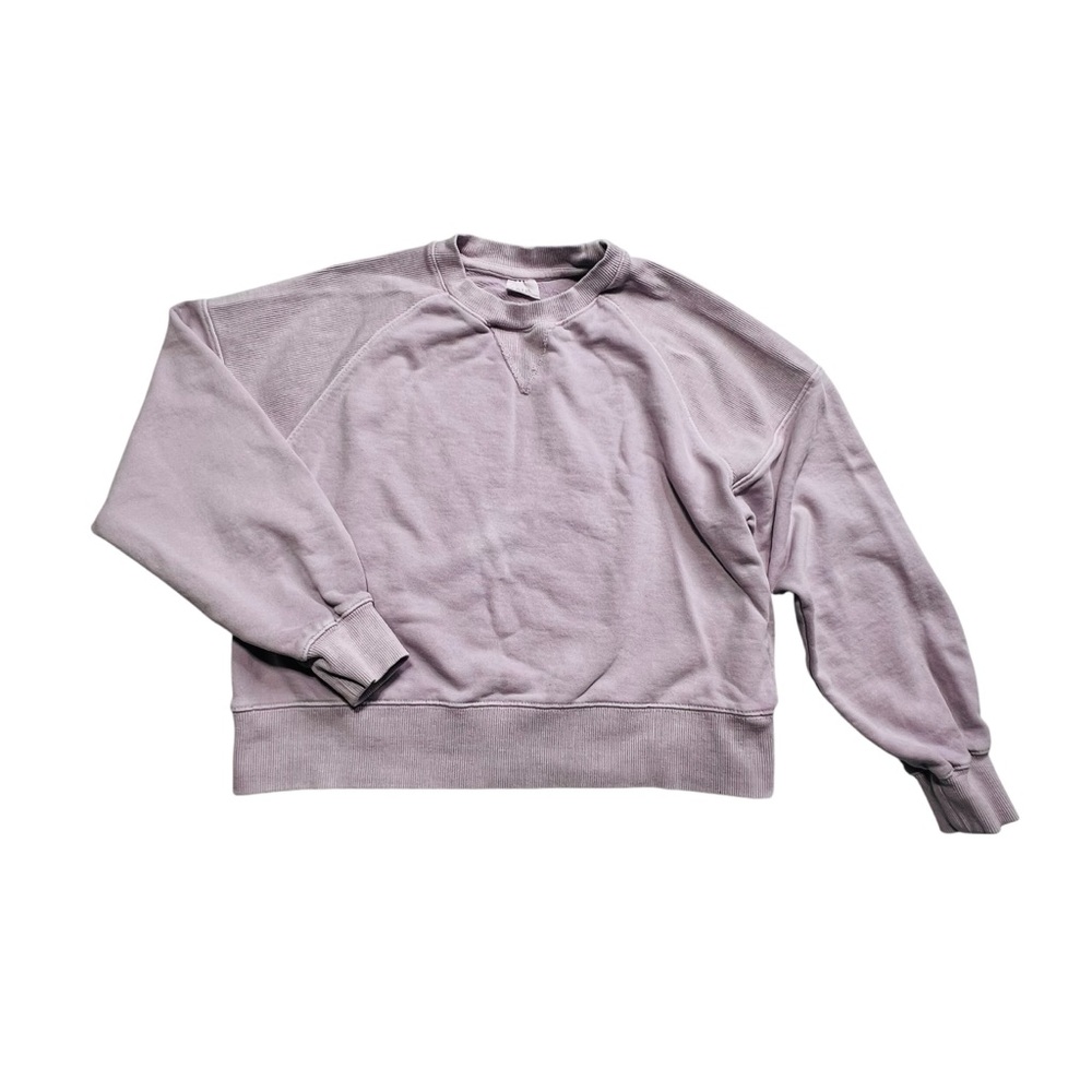 Zara Men's Light Purple Crewneck Sweatshirt